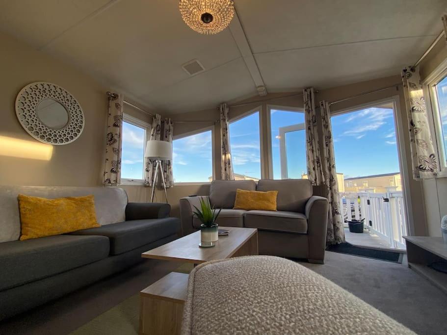 Cosy & Modern Private Seaview Caravan North Seaton Екстер'єр фото
