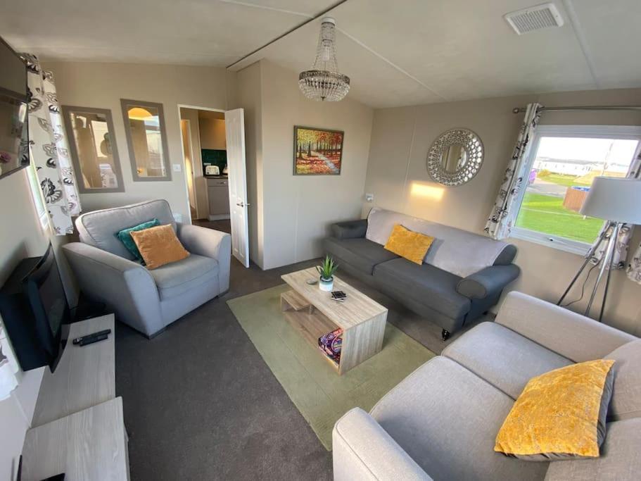 Cosy & Modern Private Seaview Caravan North Seaton Екстер'єр фото